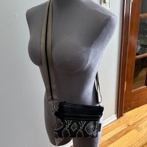 Black and brown Crossbody Bag